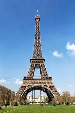 View from eiffel tower in paris Stock Photos