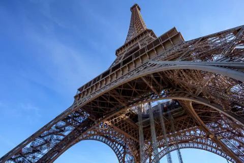 View of Eiffel Tower Foto stock