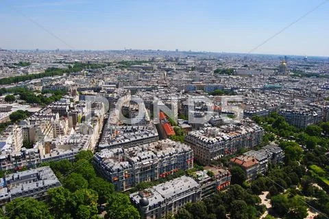 View from the Eiffel Tower Stock Photos