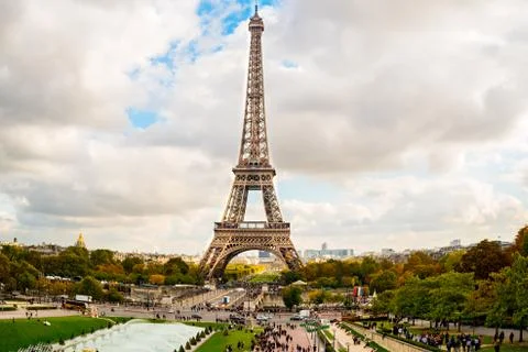 View of the Eiffel Tower Stock Photos