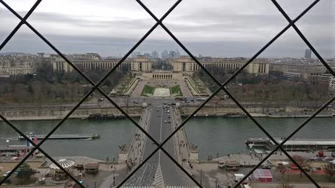 View from the eiffel tower Stock Photos