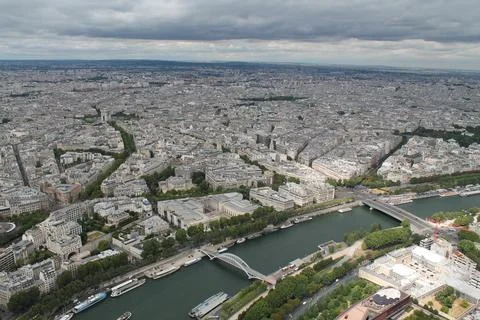 View from Eiffel Tower Stock Photos