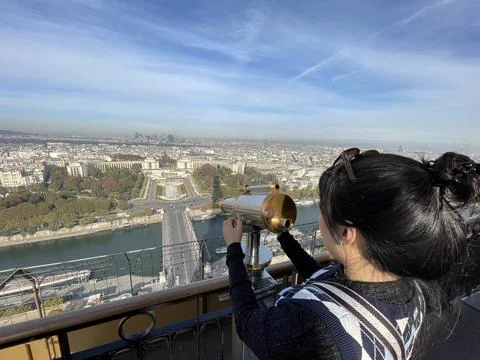 View from the Eiffel tower Stock Photos