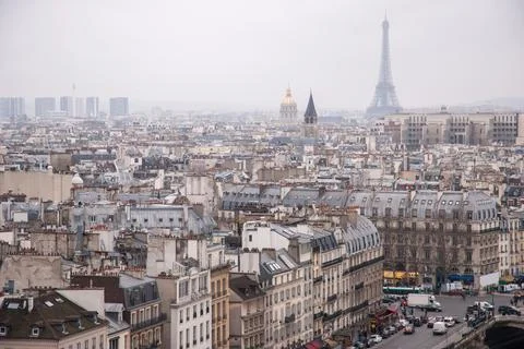 View of Eiffel tower Stock Photos