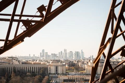 View from the Eiffel Tower in a sunny day in Paris 25 Stock Photos