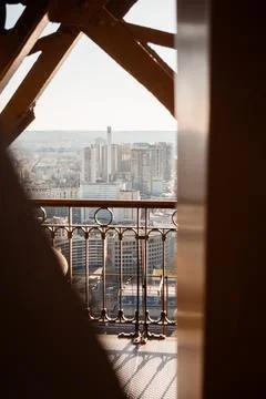 View from the Eiffel Tower in a sunny day in Paris 15 Stock Photos