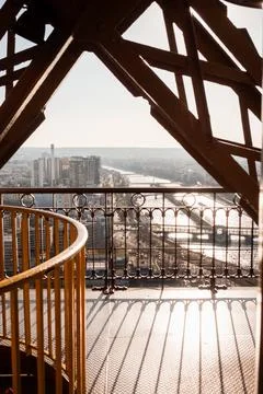 View from the Eiffel Tower in a sunny day in Paris 13 Stock Photos