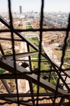 View from the Eiffel Tower in a sunny day in Paris 7 Stock Photos