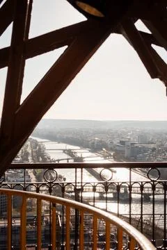 View from the Eiffel Tower in a sunny day in Paris 14 Stock Photos