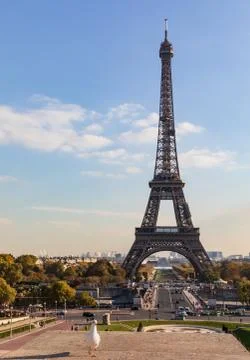 View of the Eiffel Tower from the Trocadero Stock Photos