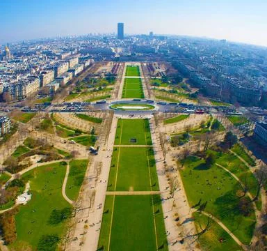  View from the Eiffel Tower View from the Eiffel Tower. Shooting Location:... Stock-Fotos