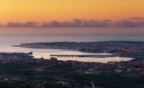 View of El Abra at twilight Stock Photos