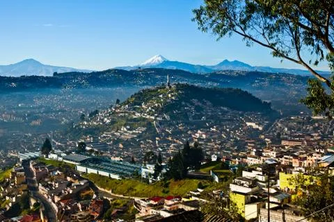 View of El Panecillo Stock Photos