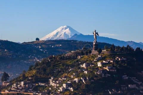 View of El Panecillo Stock Photos