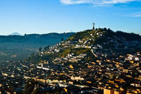 View of El Panecillo Stock Photos