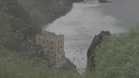 View on Elevador de agua de Gordejuela in Tenerife slog3 Stock Footage 328256219