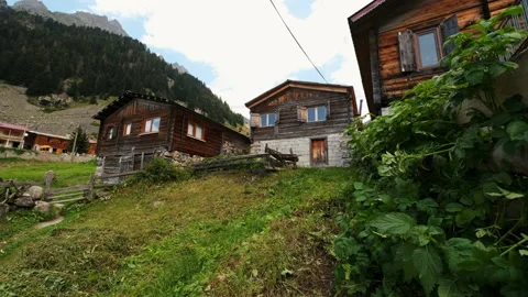 View of Elevit Plateau in Rize. 4K Footage in Turkey Stock Footage 234184679