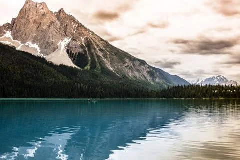 View of Emerald Lake Stock Photos