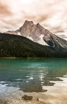 View of Emerald Lake Stock Photos