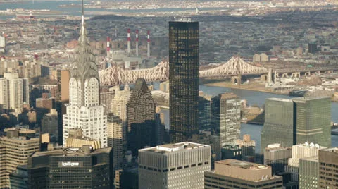 View from the Empire State Building, New York Stock Footage 24237527