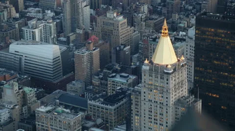 View from the Empire State Building, New York Stock Footage 24238255