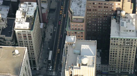 View from the Empire State Building, New York Stock Footage 24238667