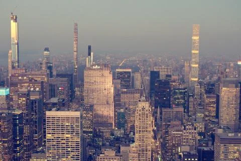 View from the Empire State Building Stock Photos