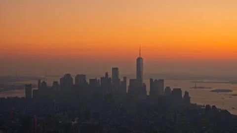 View from the Empire State Building Stock Photos