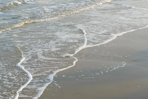 View of empty beach Foto stock