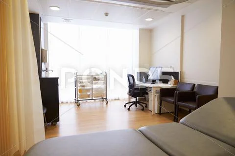 View Of Empty Doctor's Surgery Stock Photos
