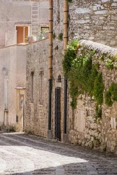 View of Erice Stock Photos