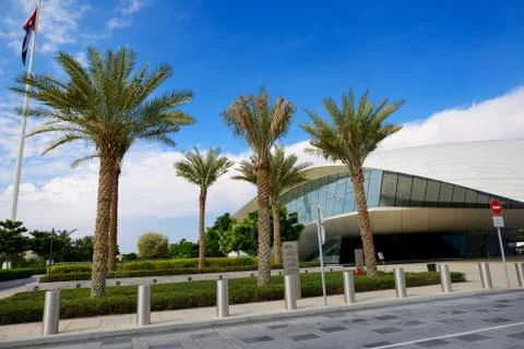 The view on Etihad Museum Stock Photos