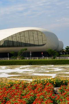 The view on Etihad Museum Stock Photos