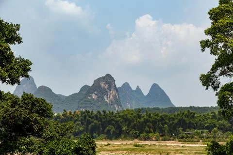 View of the extraordinary mountains Stock Photos