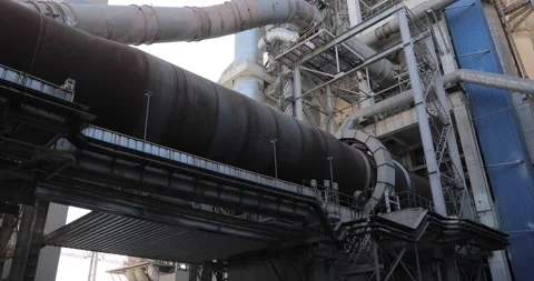 View to the factory Stock Footage 170554087