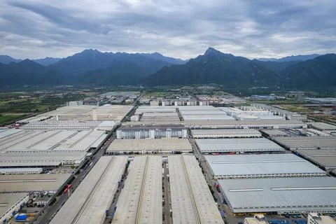 View of the factory Stock Photos