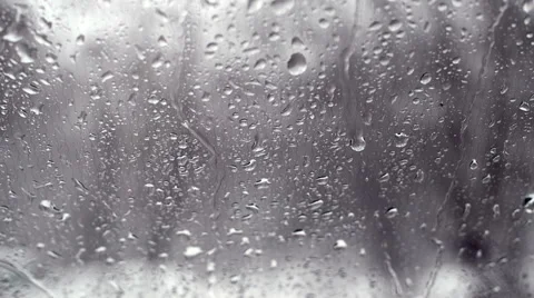 View of the falling snow through a car windshield Stock Footage 59863438