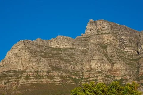 View of the famous Table Mountain Stock Photos