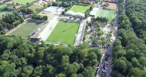 View from Famous TV Tower located Stuttgart Germany Stock Footage 100681203
