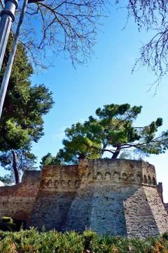 View from Fano Foto stock