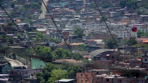 View of favelas in Complexo do Alemao Stock-Footage 51799622