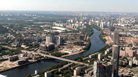 View from the Federation Tower Stock Footage 130316108