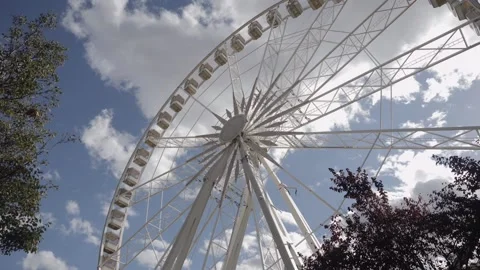 View of the Ferris wheel in Budapest Video stock 220927940