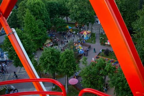 View from the ferris wheel Stock Photos