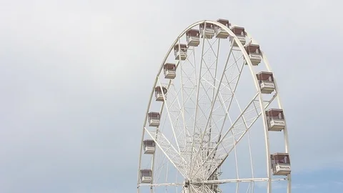 View of Ferris wheel in Rimini. Stock Footage 124668723