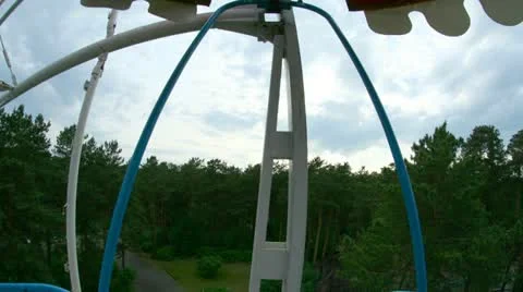 View from Ferris wheel. Time lapse. Stock Footage 11153699