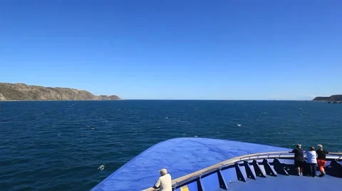 View From Ferry Top Deck Stock Footage 48622928