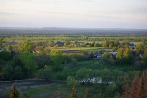 View on the field Stock Photos