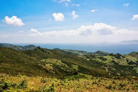 View on fields of andalusia Stock Photos