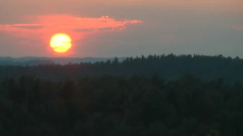 View from firetower 3 Stock Footage 26710326